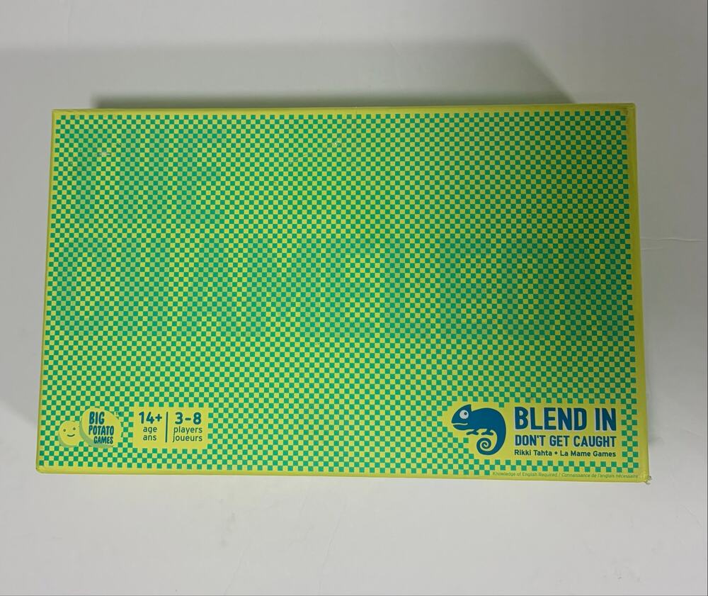 The Chameleon Board Game Big Potato Games New Sealed Contents Open Box